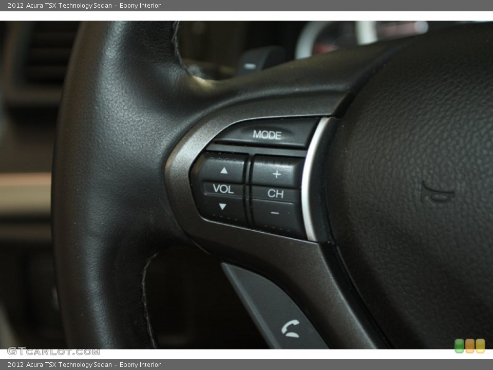 Ebony Interior Controls for the 2012 Acura TSX Technology Sedan #81545911