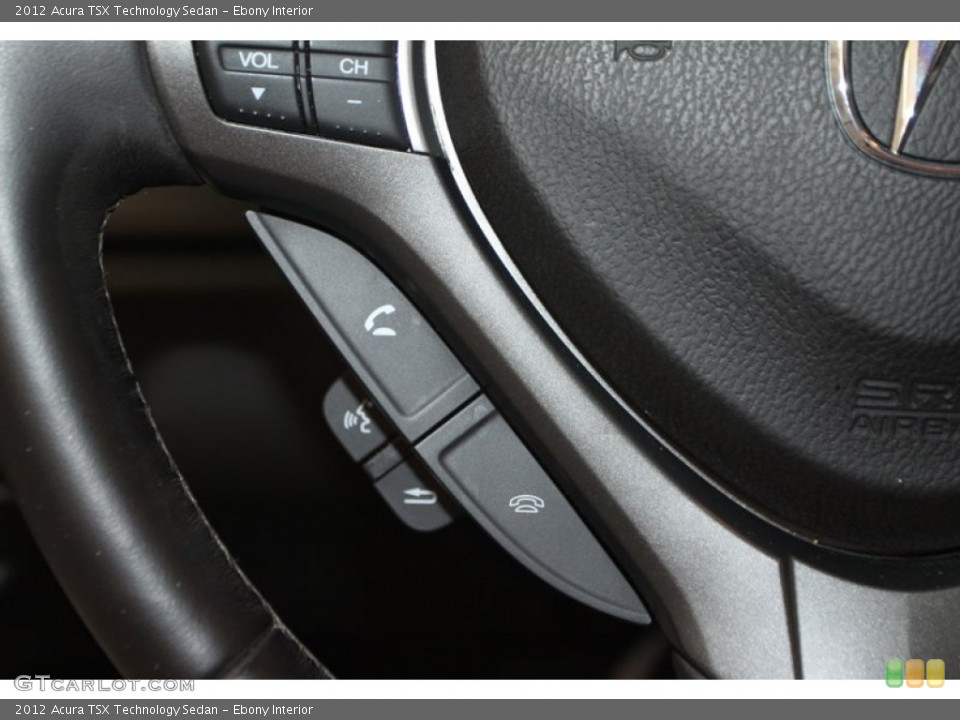 Ebony Interior Controls for the 2012 Acura TSX Technology Sedan #81545936