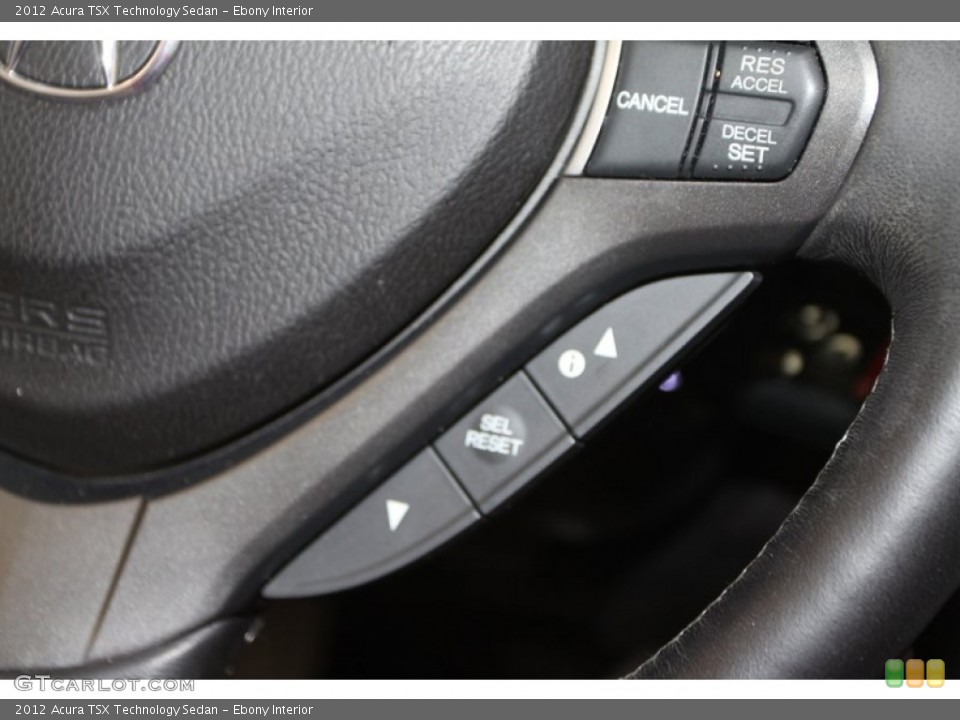 Ebony Interior Controls for the 2012 Acura TSX Technology Sedan #81545954
