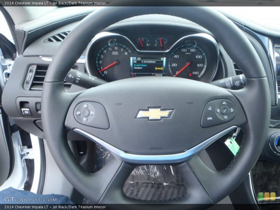 Jet Black/Dark Titanium Interior Steering Wheel for the 2014 Chevrolet Impala LT #81546015
