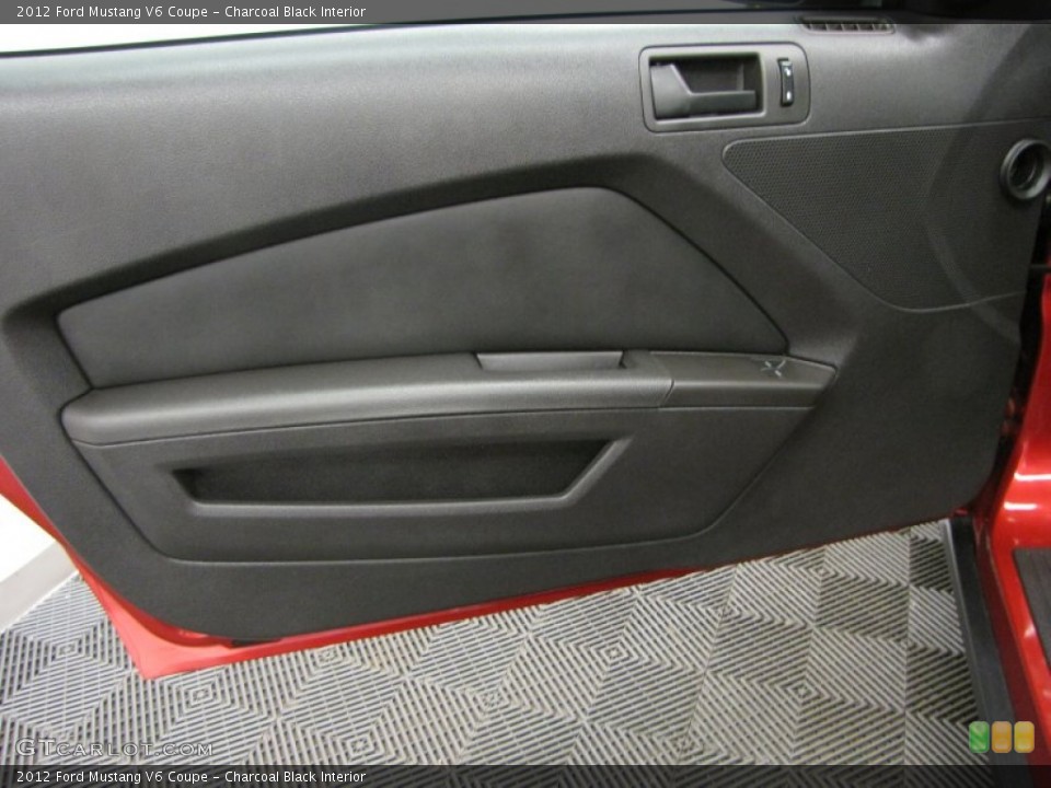 Charcoal Black Interior Door Panel for the 2012 Ford Mustang V6 Coupe #81546396