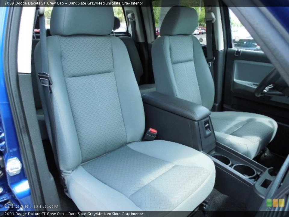 Dark Slate Gray/Medium Slate Gray Interior Front Seat for the 2009 Dodge Dakota ST Crew Cab #81546732