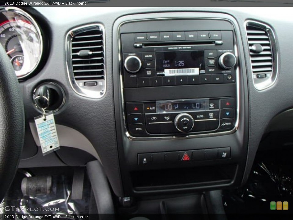 Black Interior Controls for the 2013 Dodge Durango SXT AWD #81546859