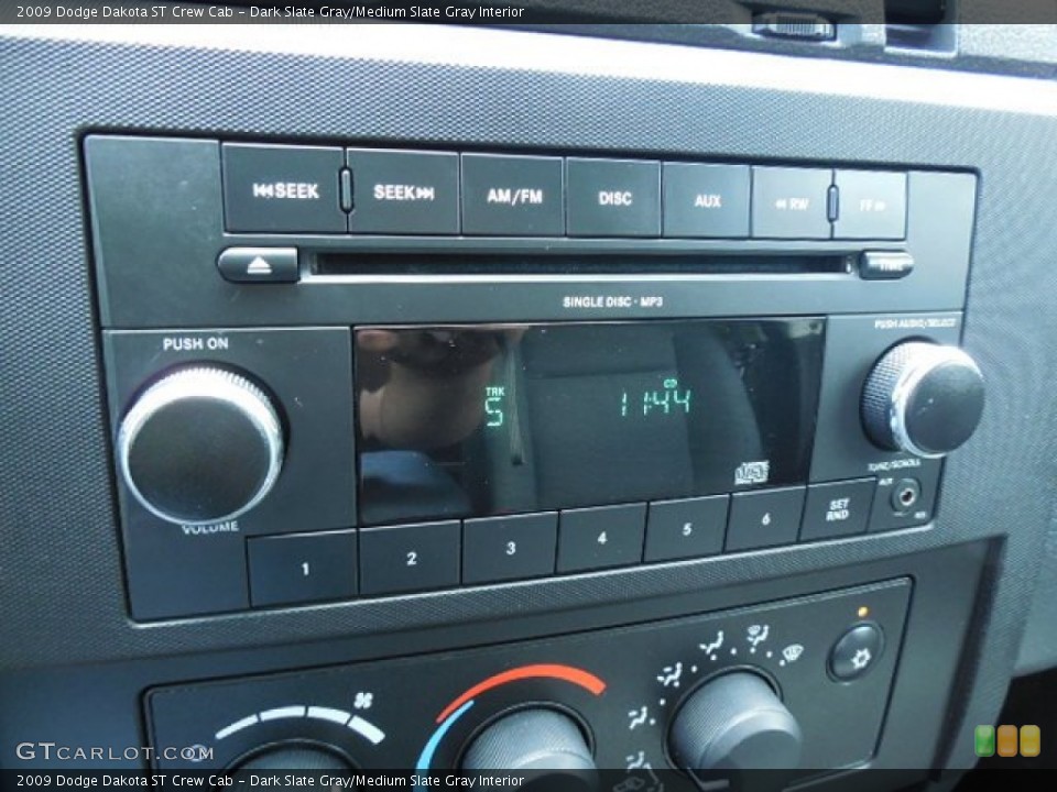 Dark Slate Gray/Medium Slate Gray Interior Audio System for the 2009 Dodge Dakota ST Crew Cab #81546888