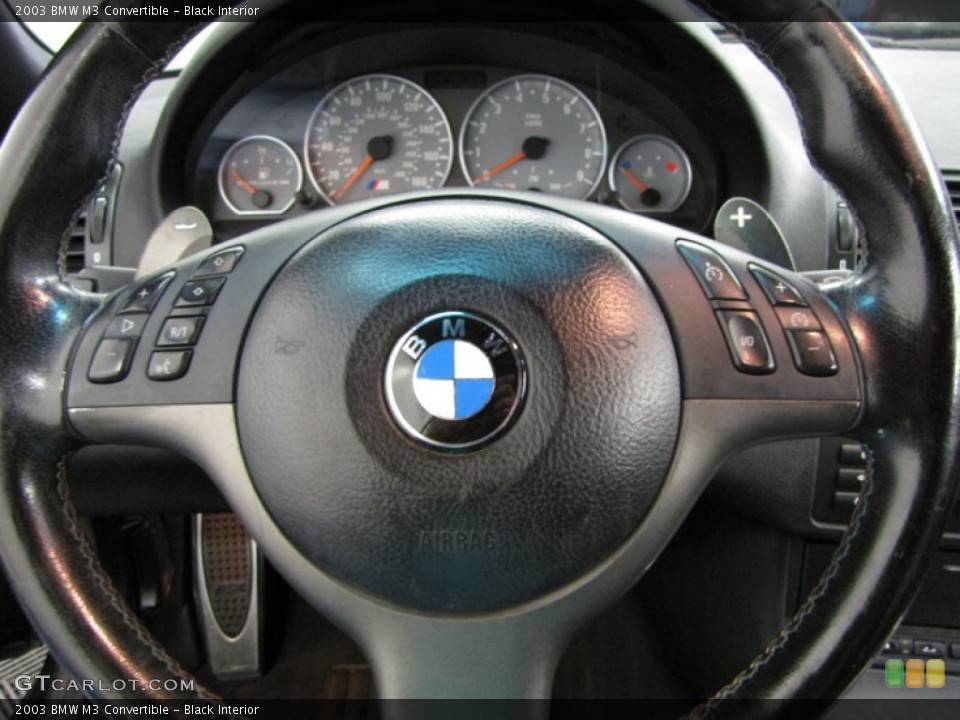 Black Interior Controls for the 2003 BMW M3 Convertible #81547052