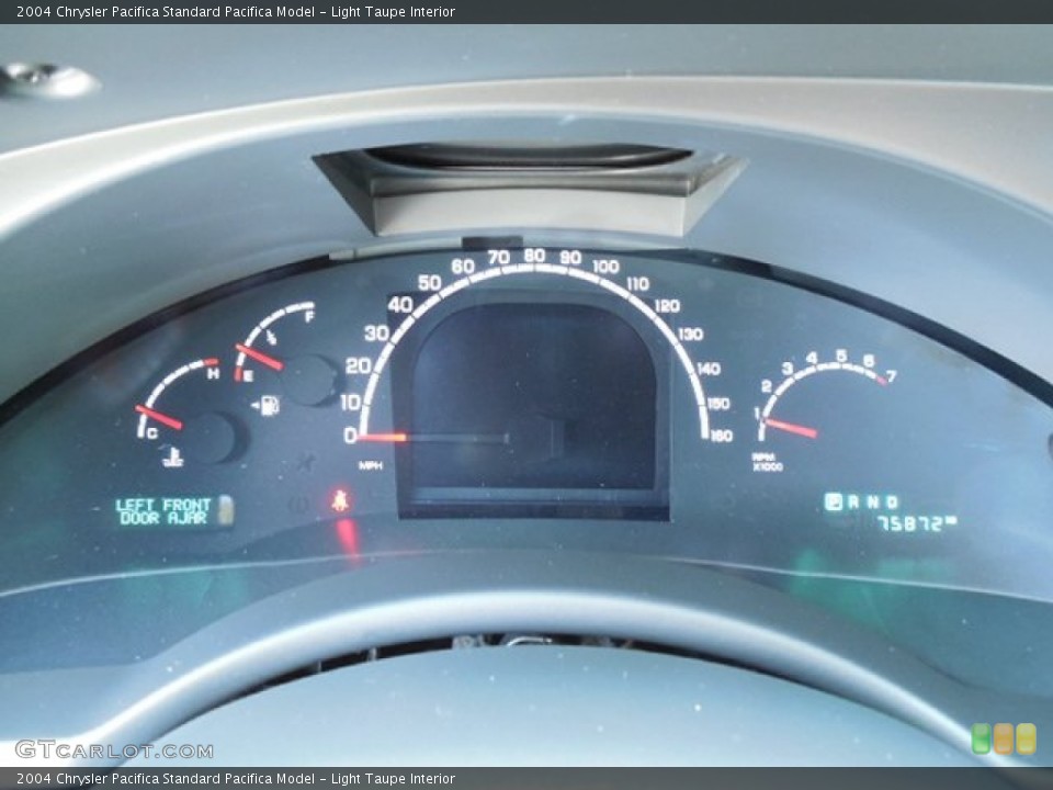 Light Taupe Interior Gauges for the 2004 Chrysler Pacifica  #81547421