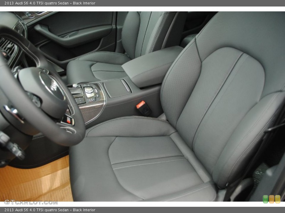 Black Interior Front Seat for the 2013 Audi S6 4.0 TFSI quattro Sedan #81547593
