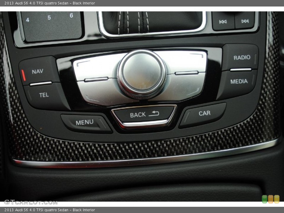 Black Interior Controls for the 2013 Audi S6 4.0 TFSI quattro Sedan #81547731