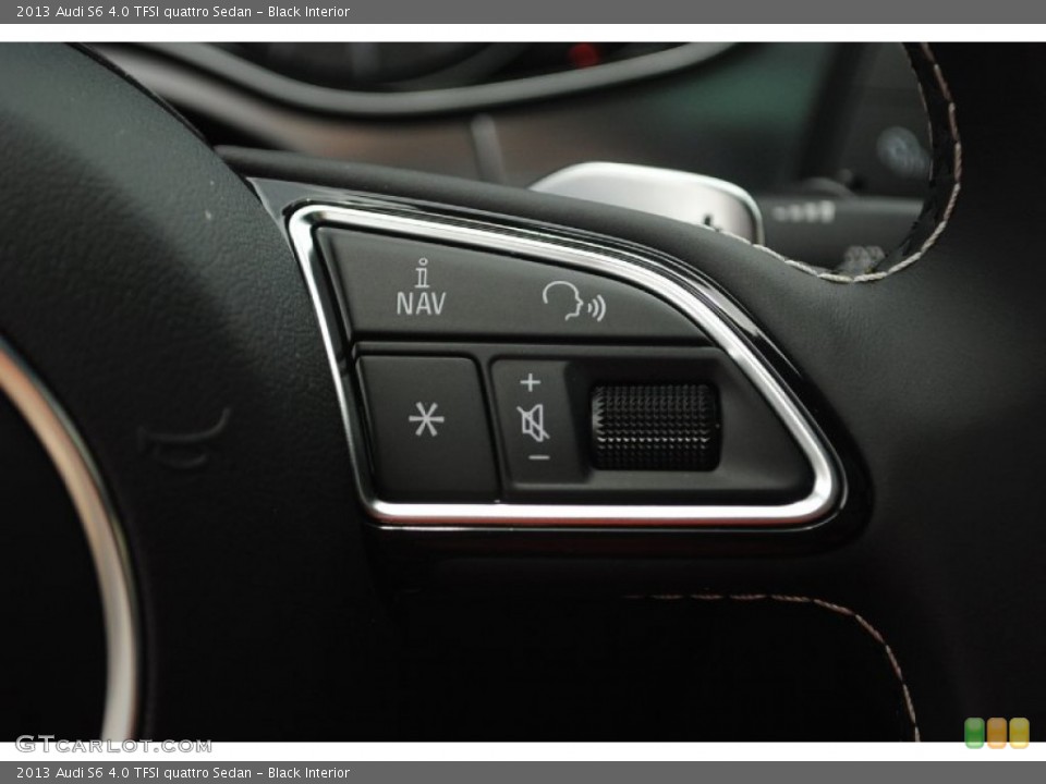 Black Interior Controls for the 2013 Audi S6 4.0 TFSI quattro Sedan #81547788