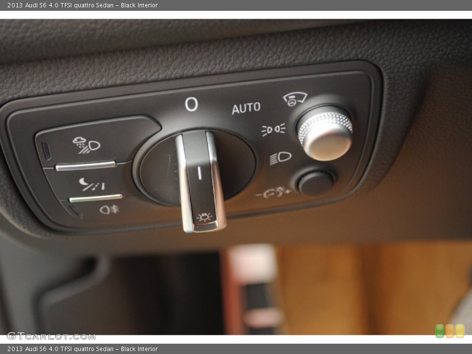 Black Interior Controls for the 2013 Audi S6 4.0 TFSI quattro Sedan #81547897