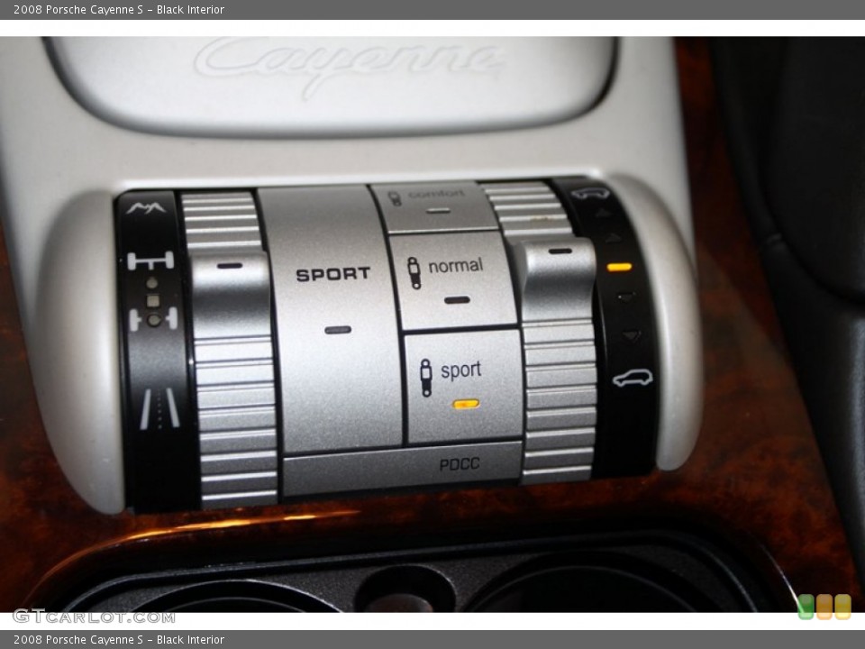 Black Interior Controls for the 2008 Porsche Cayenne S #81547992