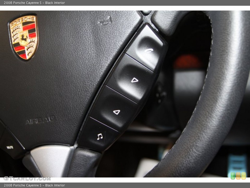 Black Interior Controls for the 2008 Porsche Cayenne S #81548118