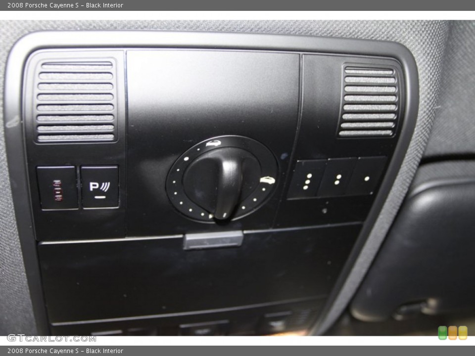 Black Interior Controls for the 2008 Porsche Cayenne S #81548212