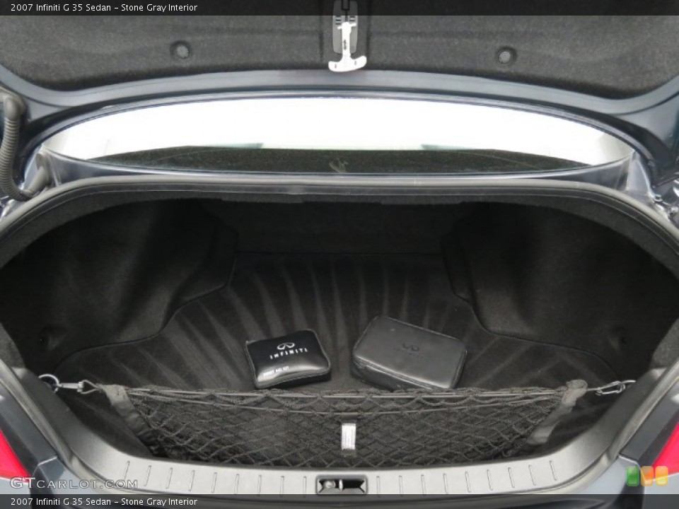 Stone Gray Interior Trunk for the 2007 Infiniti G 35 Sedan #81548311