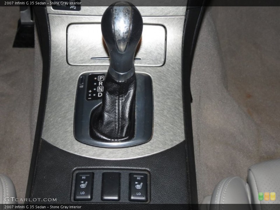 Stone Gray Interior Transmission for the 2007 Infiniti G 35 Sedan #81548538