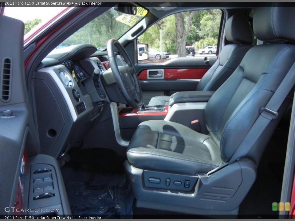 Black Interior Photo for the 2011 Ford F150 Lariat SuperCrew 4x4 #81548723