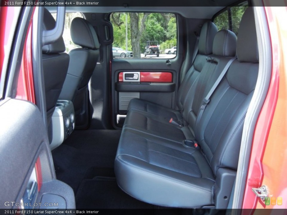 Black Interior Rear Seat for the 2011 Ford F150 Lariat SuperCrew 4x4 #81548797