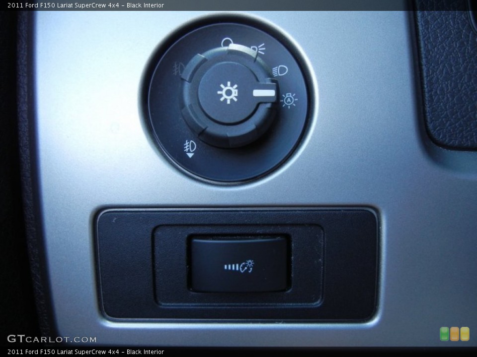 Black Interior Controls for the 2011 Ford F150 Lariat SuperCrew 4x4 #81548985