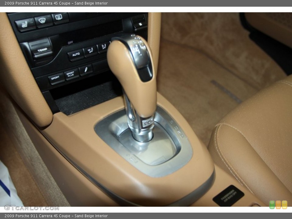 Sand Beige Interior Transmission for the 2009 Porsche 911 Carrera 4S Coupe #81549178