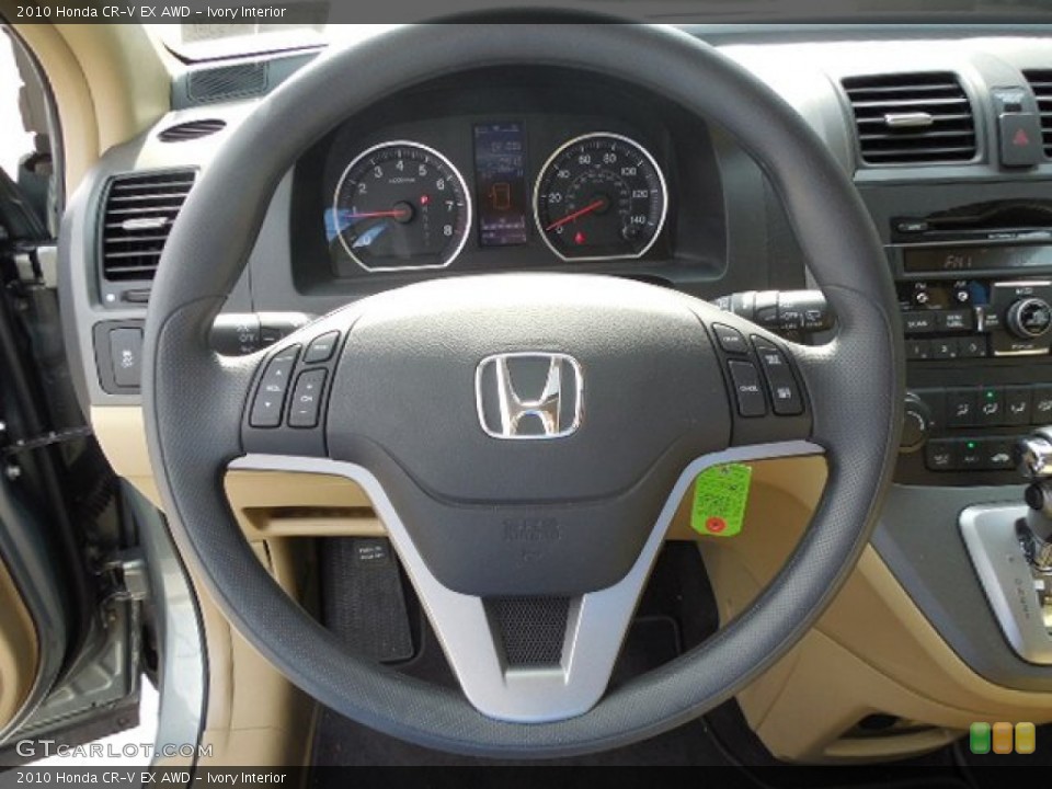 Ivory Interior Steering Wheel for the 2010 Honda CR-V EX AWD #81549992