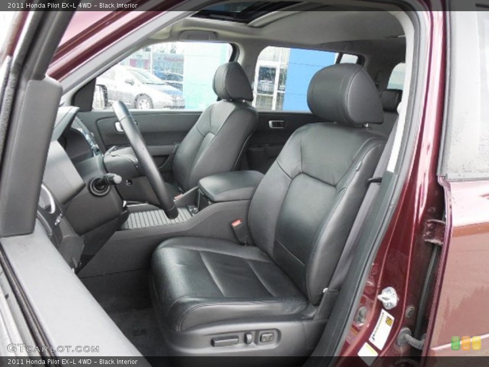 Black Interior Photo for the 2011 Honda Pilot EX-L 4WD #81550199