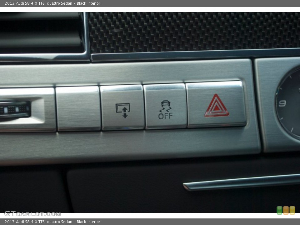 Black Interior Controls for the 2013 Audi S8 4.0 TFSI quattro Sedan #81551274