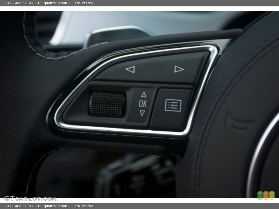 Black Interior Controls for the 2013 Audi S8 4.0 TFSI quattro Sedan #81551346