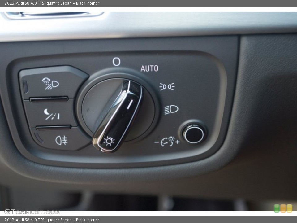 Black Interior Controls for the 2013 Audi S8 4.0 TFSI quattro Sedan #81551427