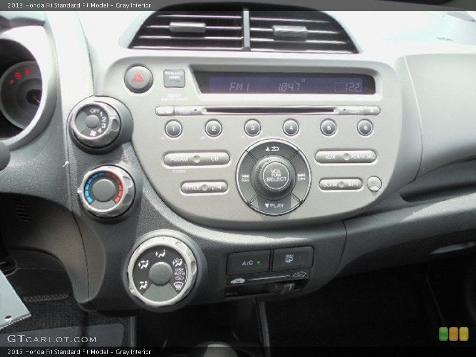 Gray Interior Controls for the 2013 Honda Fit  #81551674