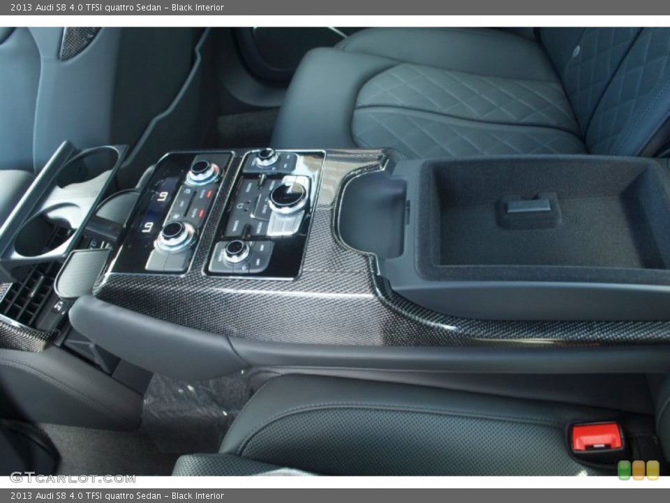 Black Interior Controls for the 2013 Audi S8 4.0 TFSI quattro Sedan #81551799