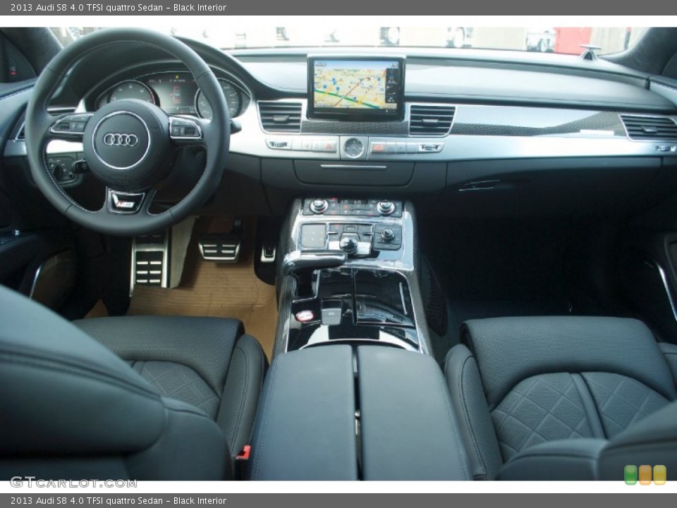 Black Interior Dashboard for the 2013 Audi S8 4.0 TFSI quattro Sedan #81551947