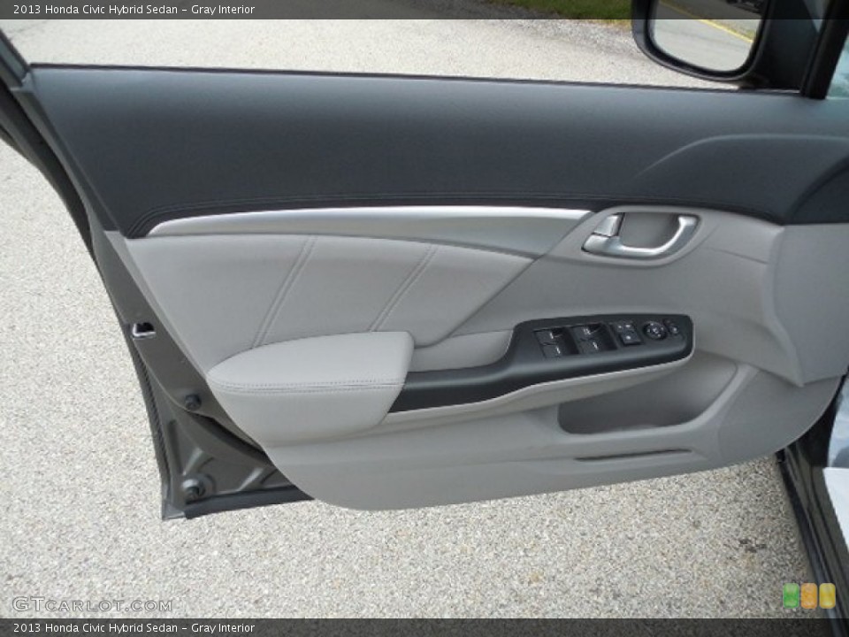 Gray Interior Door Panel for the 2013 Honda Civic Hybrid Sedan #81552001