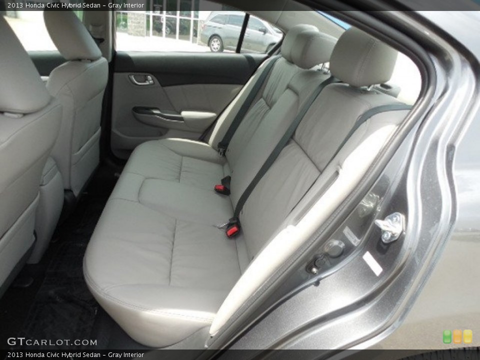 Gray Interior Rear Seat for the 2013 Honda Civic Hybrid Sedan #81552051