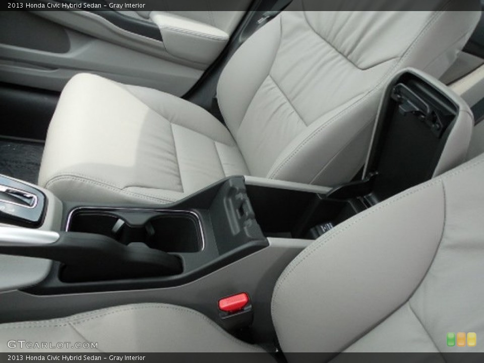 Gray Interior Front Seat for the 2013 Honda Civic Hybrid Sedan #81552194