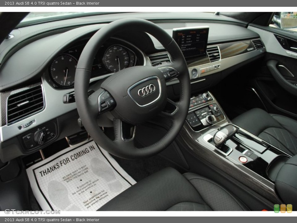 Black Interior Dashboard For The 2013 Audi S8 4 0 Tfsi