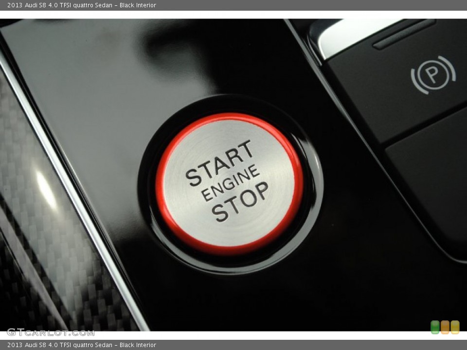 Black Interior Controls for the 2013 Audi S8 4.0 TFSI quattro Sedan #81552819