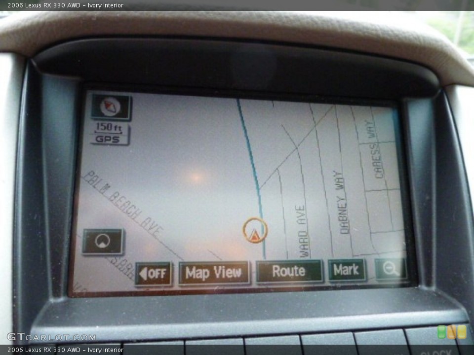 Ivory Interior Navigation for the 2006 Lexus RX 330 AWD #81553347