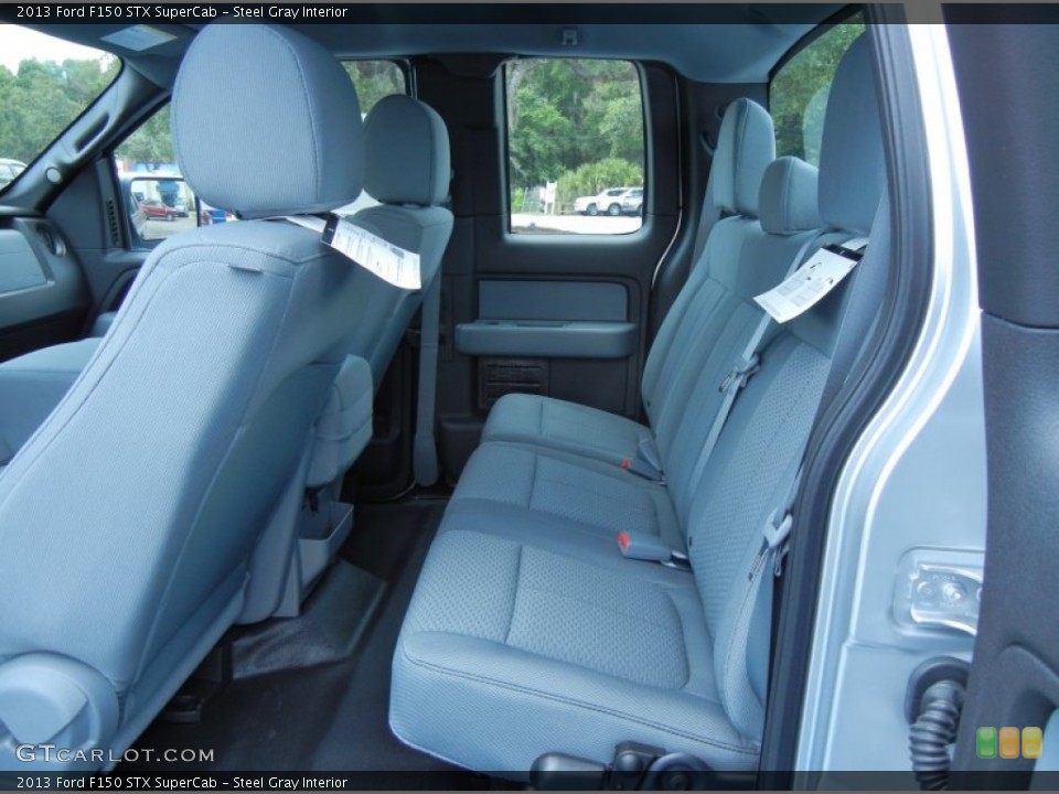 Steel Gray Interior Rear Seat for the 2013 Ford F150 STX SuperCab #81553380
