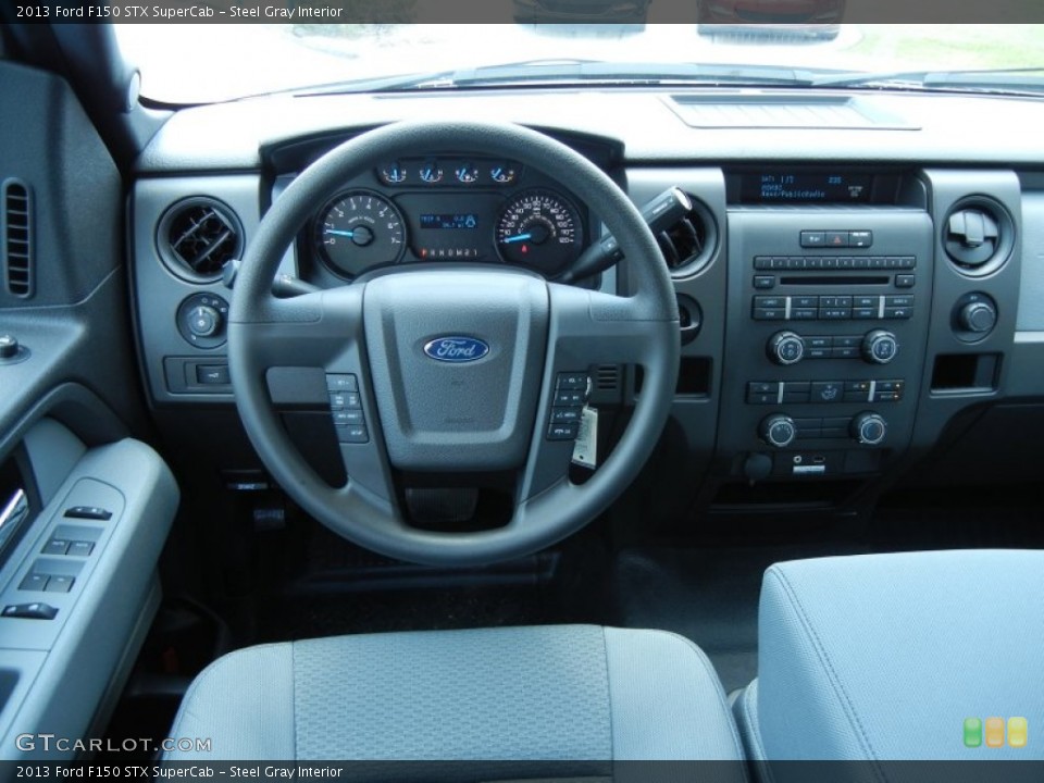 Steel Gray Interior Dashboard for the 2013 Ford F150 STX SuperCab #81553405