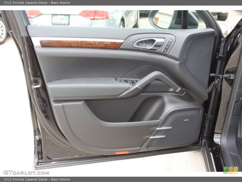 Black Interior Door Panel for the 2013 Porsche Cayenne Diesel #81553836
