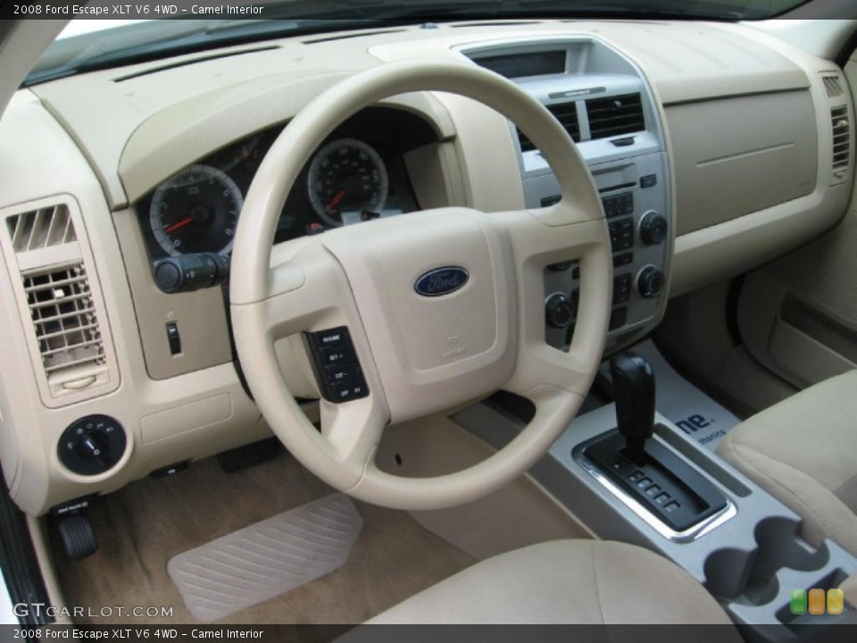 Camel Interior Photo for the 2008 Ford Escape XLT V6 4WD #81553989