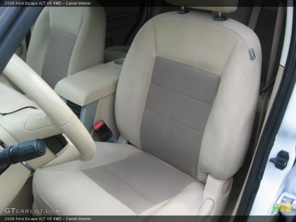 Camel Interior Front Seat for the 2008 Ford Escape XLT V6 4WD #81554037