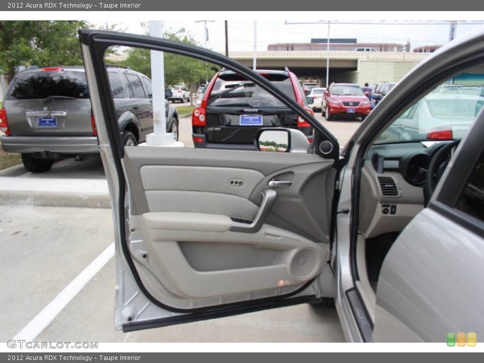 Taupe Interior Door Panel for the 2012 Acura RDX Technology #81554490