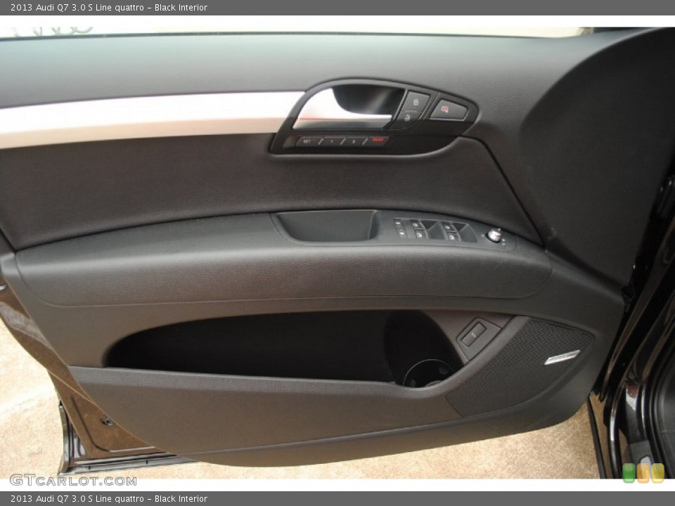 Black Interior Door Panel for the 2013 Audi Q7 3.0 S Line quattro #81554544