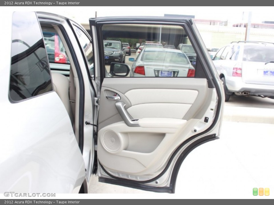 Taupe Interior Door Panel for the 2012 Acura RDX Technology #81554577