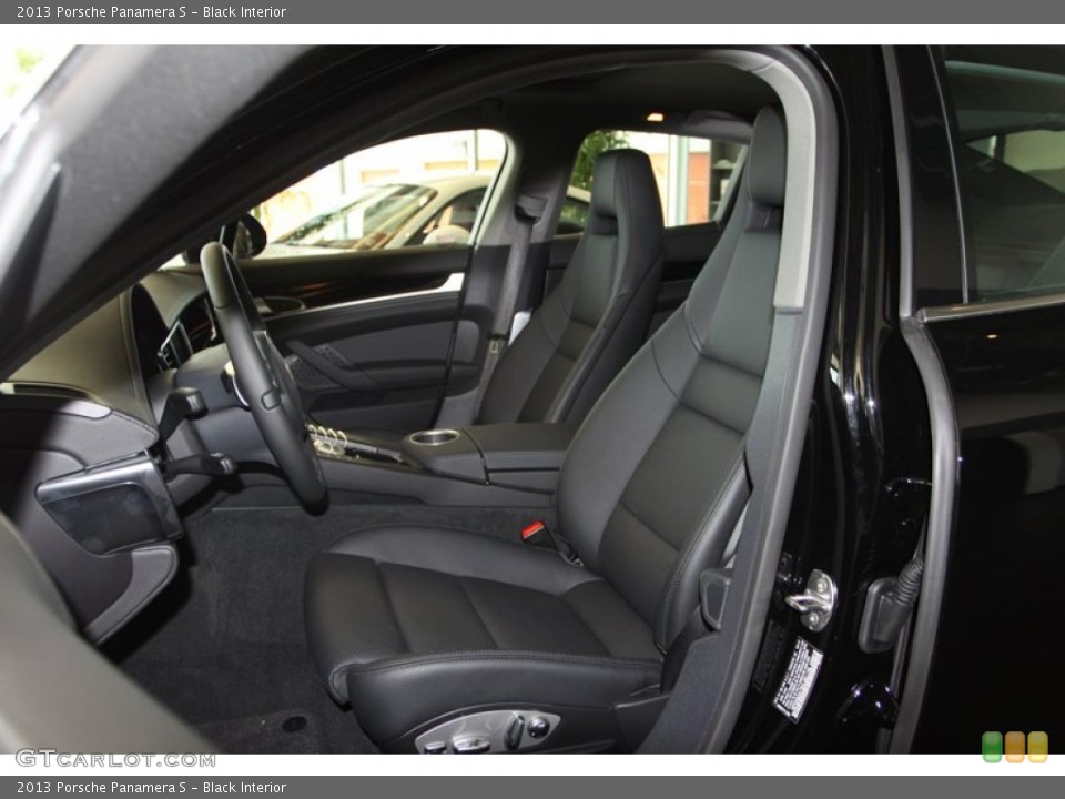Black Interior Front Seat for the 2013 Porsche Panamera S #81554616