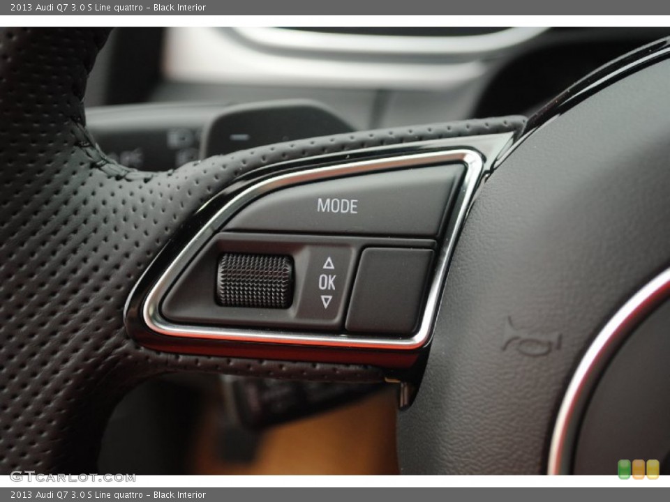 Black Interior Controls for the 2013 Audi Q7 3.0 S Line quattro #81554805