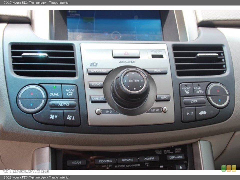 Taupe Interior Controls for the 2012 Acura RDX Technology #81554829