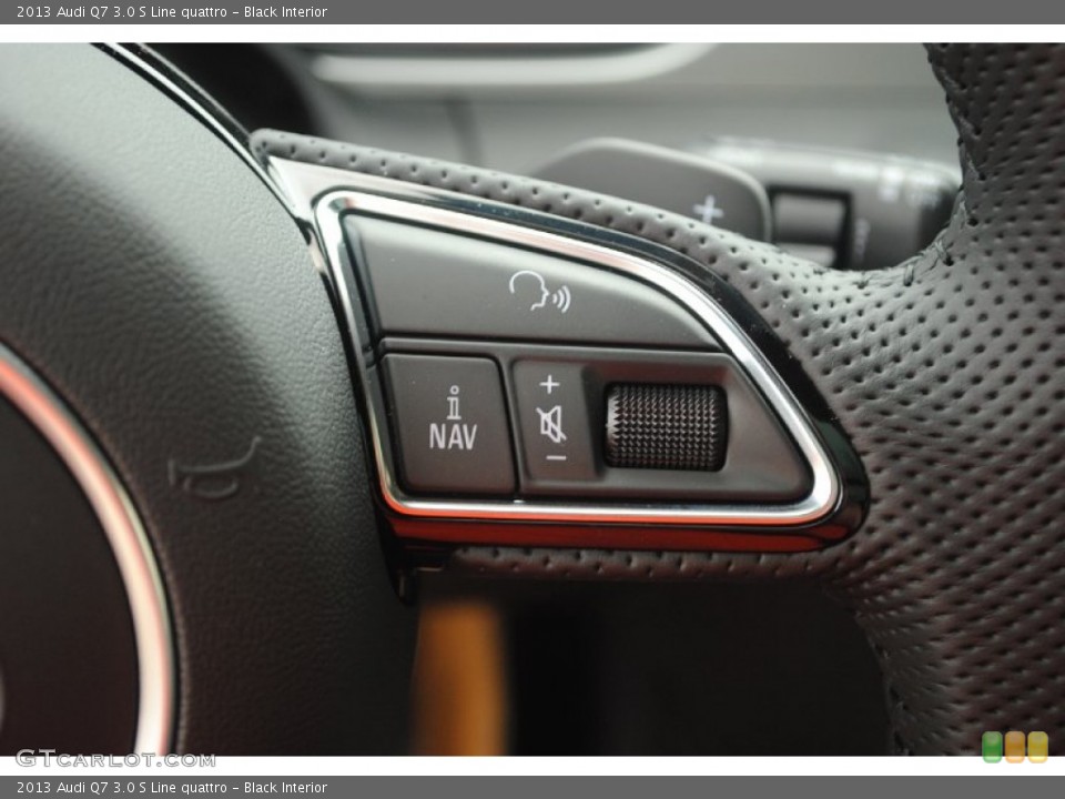 Black Interior Controls for the 2013 Audi Q7 3.0 S Line quattro #81554832