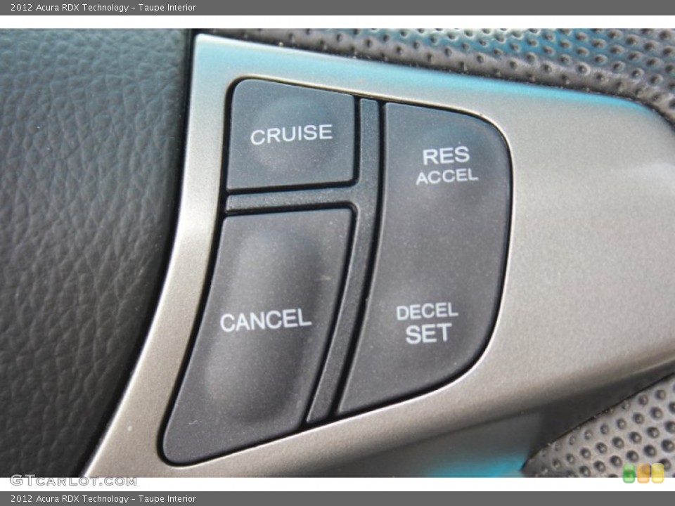 Taupe Interior Controls for the 2012 Acura RDX Technology #81554901